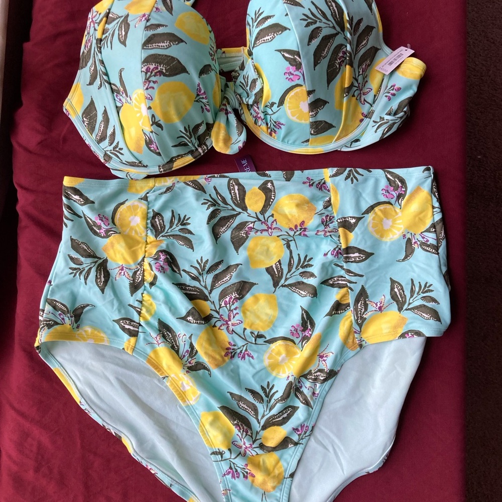 Adore Me high waist bathing suit